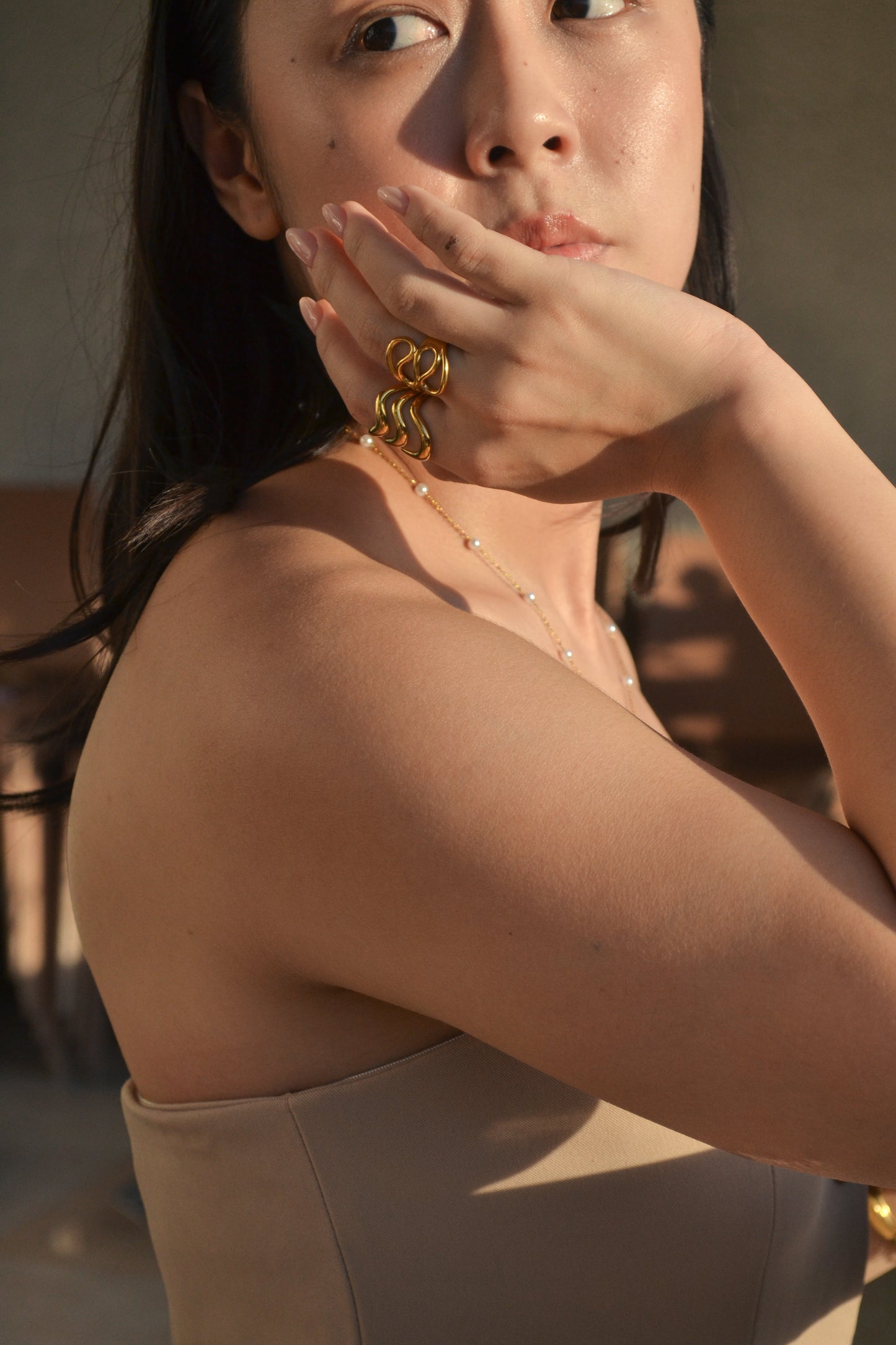 Stackable Open Rings- Sculpt