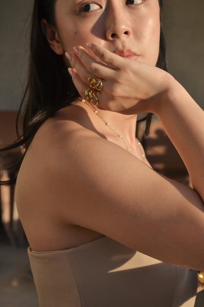 Stackable Open Rings- Sculpt