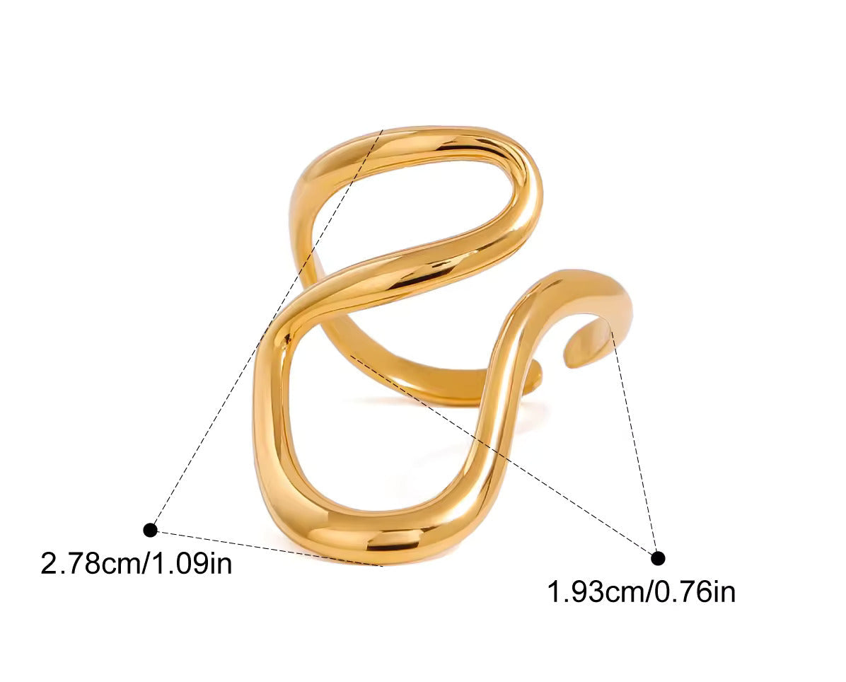 Stackable Open Rings- Sculpt
