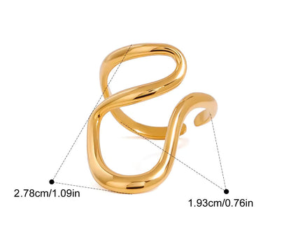 Stackable Open Rings- Sculpt