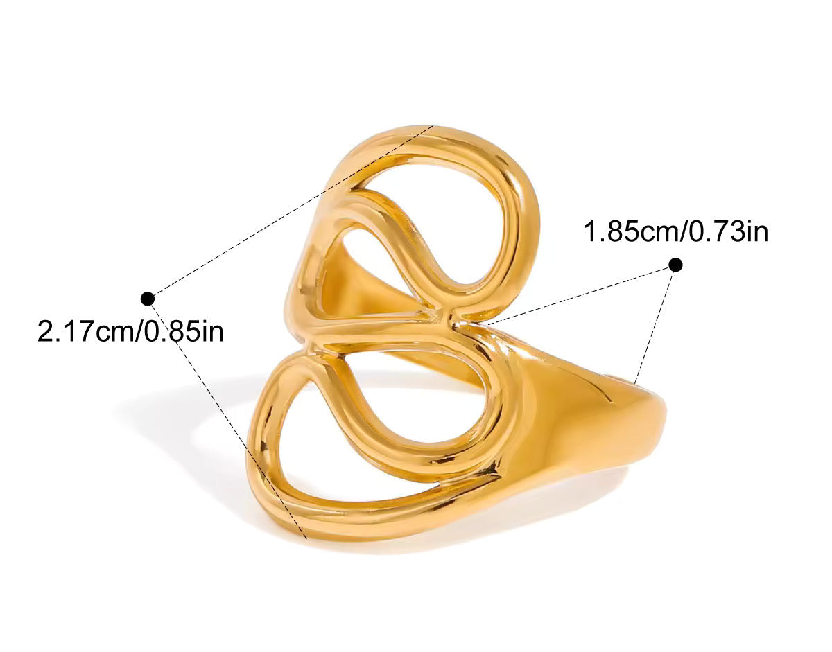Stackable Open Rings- Sculpt