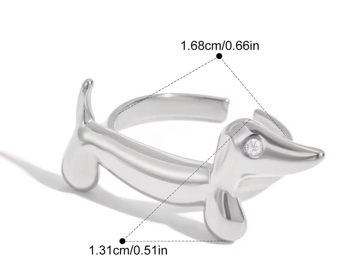 Dachshund and Cat Ring