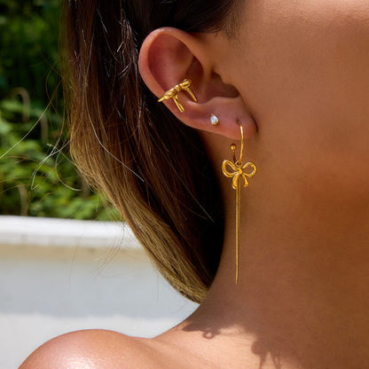 Ribbon Statement Earrings