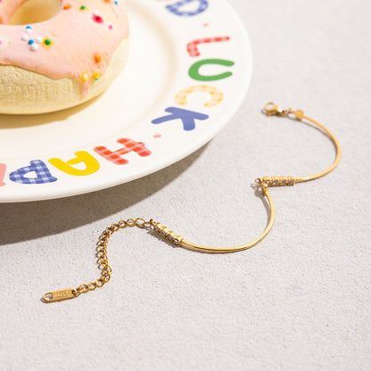 Classic White Diamond Heart Bangle